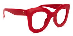 Emmitt Cateye Red Glasses1