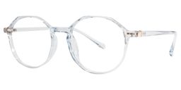 Lara Round White Glasses2
