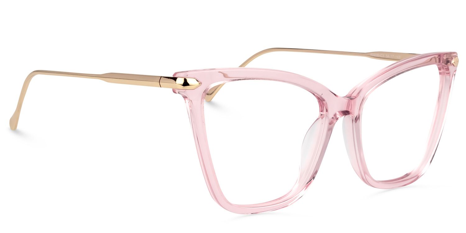 Cat Eye Pink Glasses3