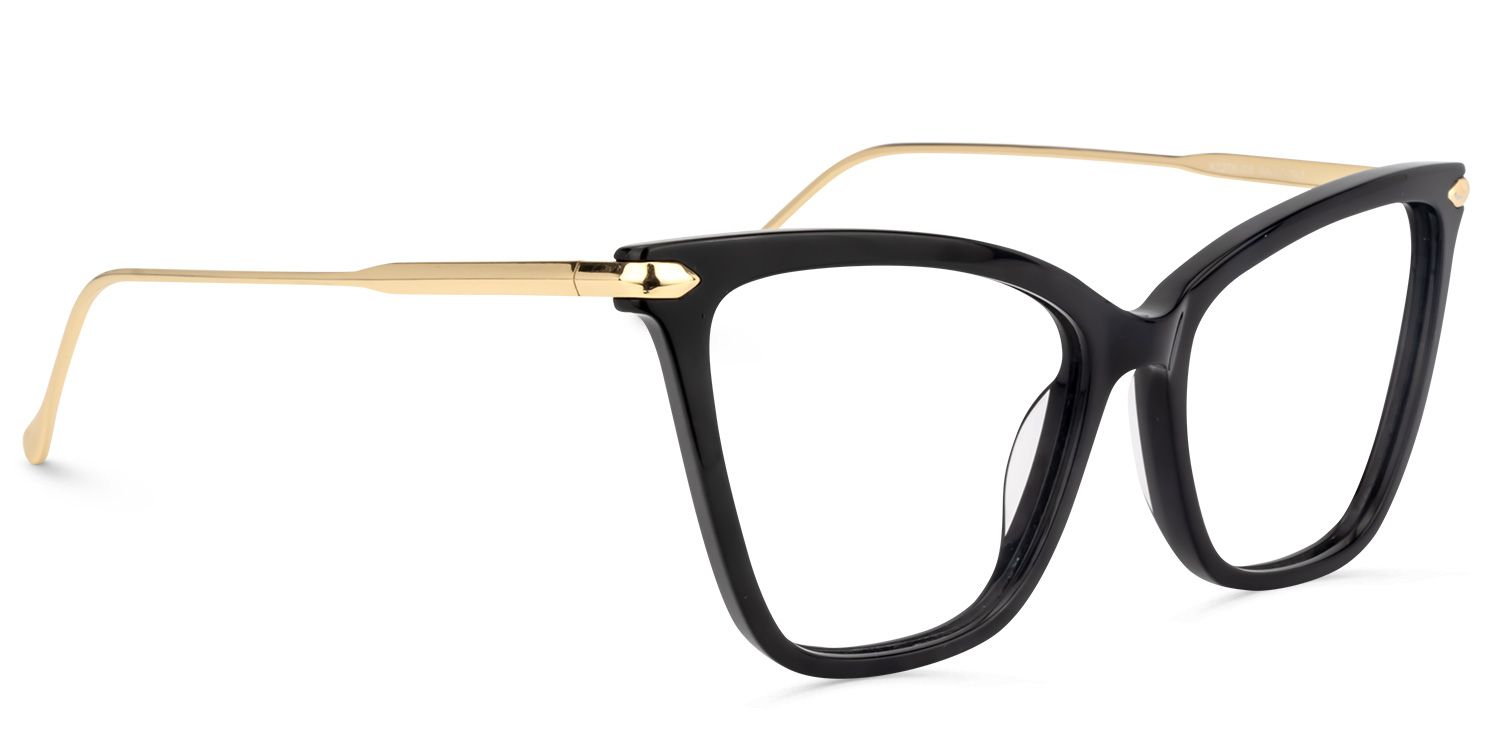 Cat Eye Black Glasses | Zeelool Glasses2