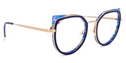 Felix Cateye Blue Glasses1