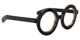 Calhoun Black Round Glasses2