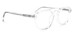 Fitzgerald Square Clear Glasses1