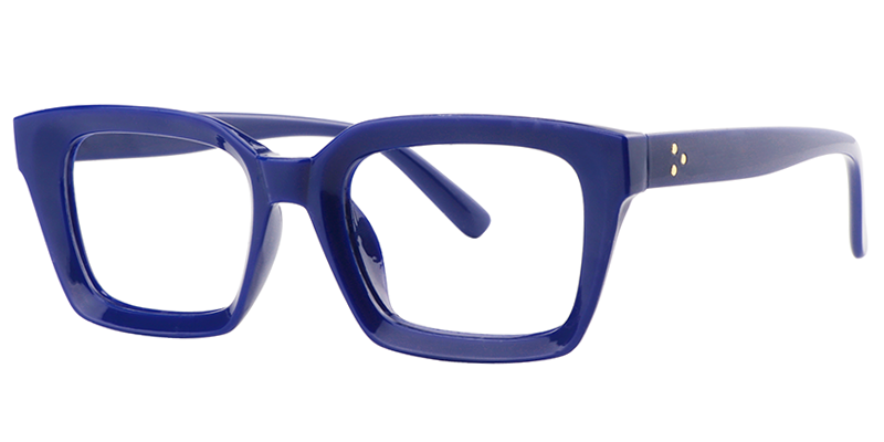 Rectangle Blue Reading Glasses | Zeelool Reading Glasses2