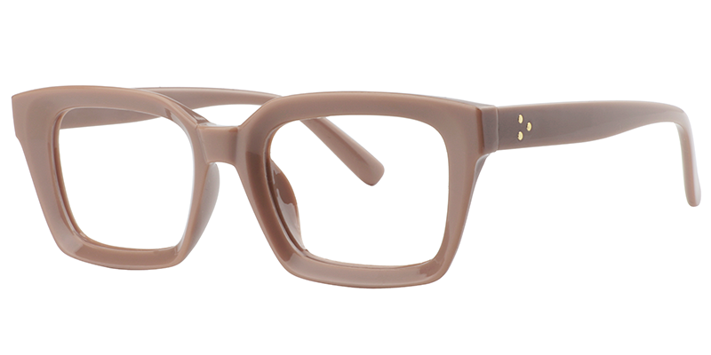 Rectangle Brown Reading Glasses | Zeelool Reading Glasses2