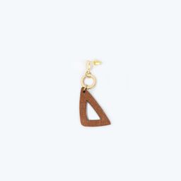 Vintage Triangle Brown Earrings 2
