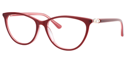 Imogene Oval Red Glasses2