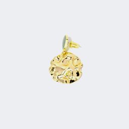 Stylish Hammered Copper Earrings2