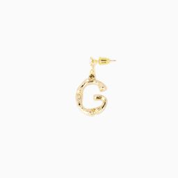 Stylish Letter G Shape Gold Earrings2