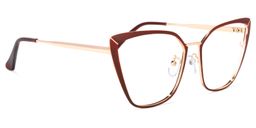 Maxwell Cateye Red Glasses2