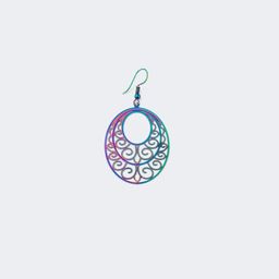 Stylish Oval Purple Glasses2