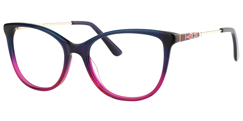 Round Purple Glasses | Zeelool Eyeglass Frames2