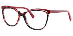 Rhea Cateye Red Glasses2