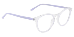 Adrienne Round Light Purple Glasses3