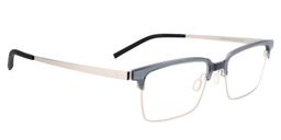 Alger Browline Black Glasses2