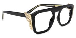 Makayla Square Black Glasses2