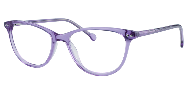 Oval Purple Glasses | Zeelool Eyeglass Frames2