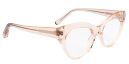 Andrea Cat Eye Beige Glasses3