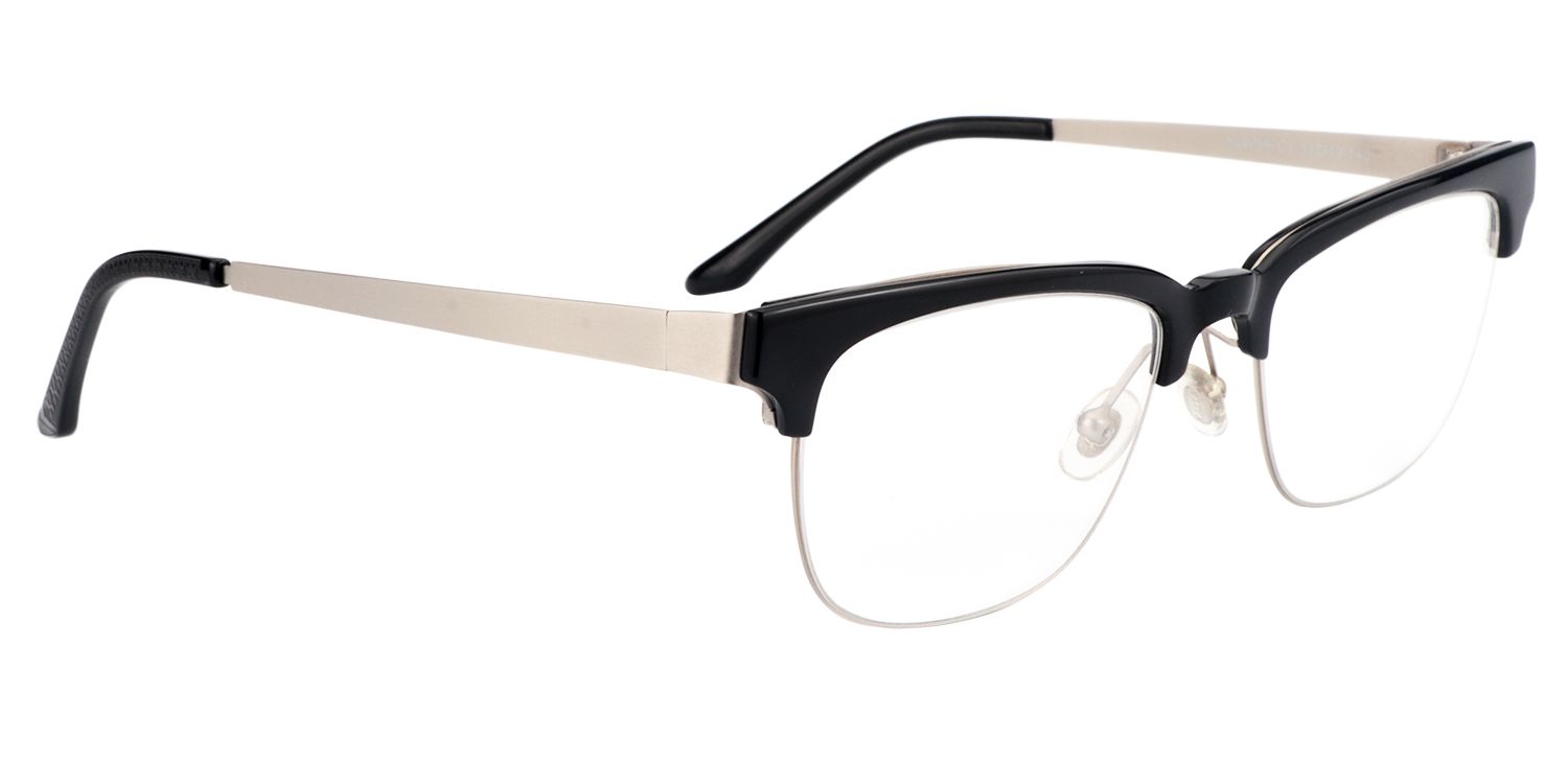 Rectangle Black Glasses | Zeelool Glasses3