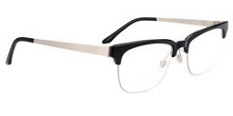 Archer Rectangle Black Glasses3