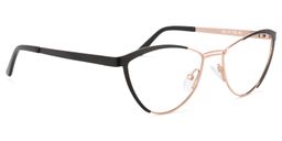 Sydney Cat Eye Black Glasses4