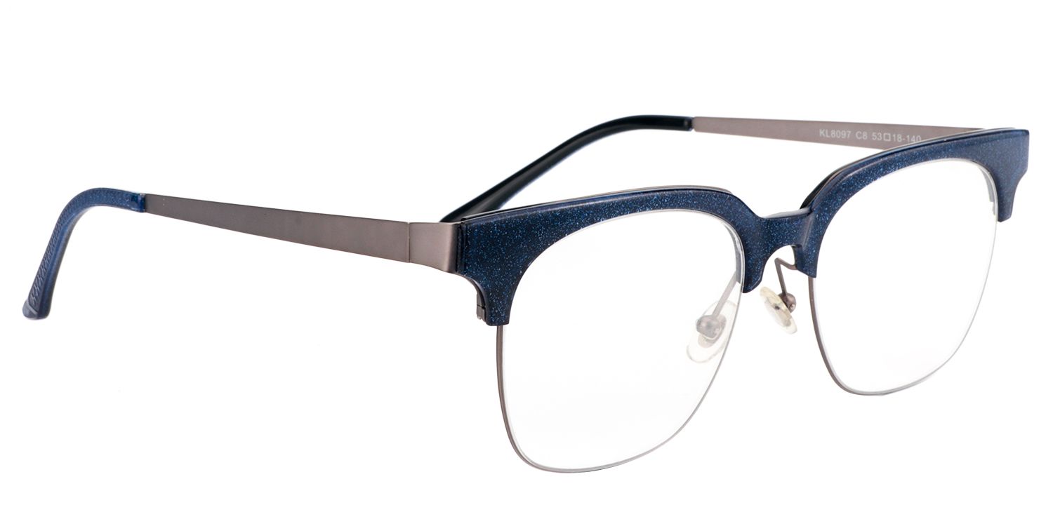 Square Dark Blue Glasses | Zeelool Glasses2