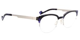 Baron Square Purple Tortoise Glasses2