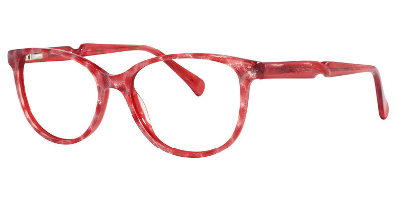 Oval Red Glasses | Zeelool Prescription Eyeglasses2
