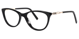 Ernestine Cateye Black Glasses2