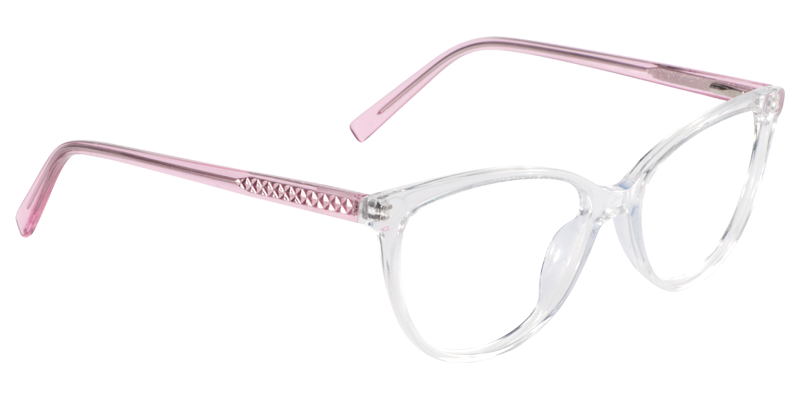 Oval Pink Glasses | Zeelool Eyeglass Frames2
