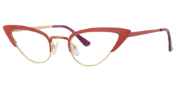 Mignon Cateye Living Coral Glasses2