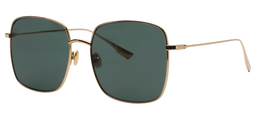 Simona Square Gold Sunglasses3