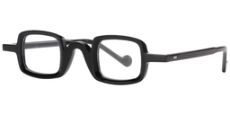 Sheila Square Black Glasses2