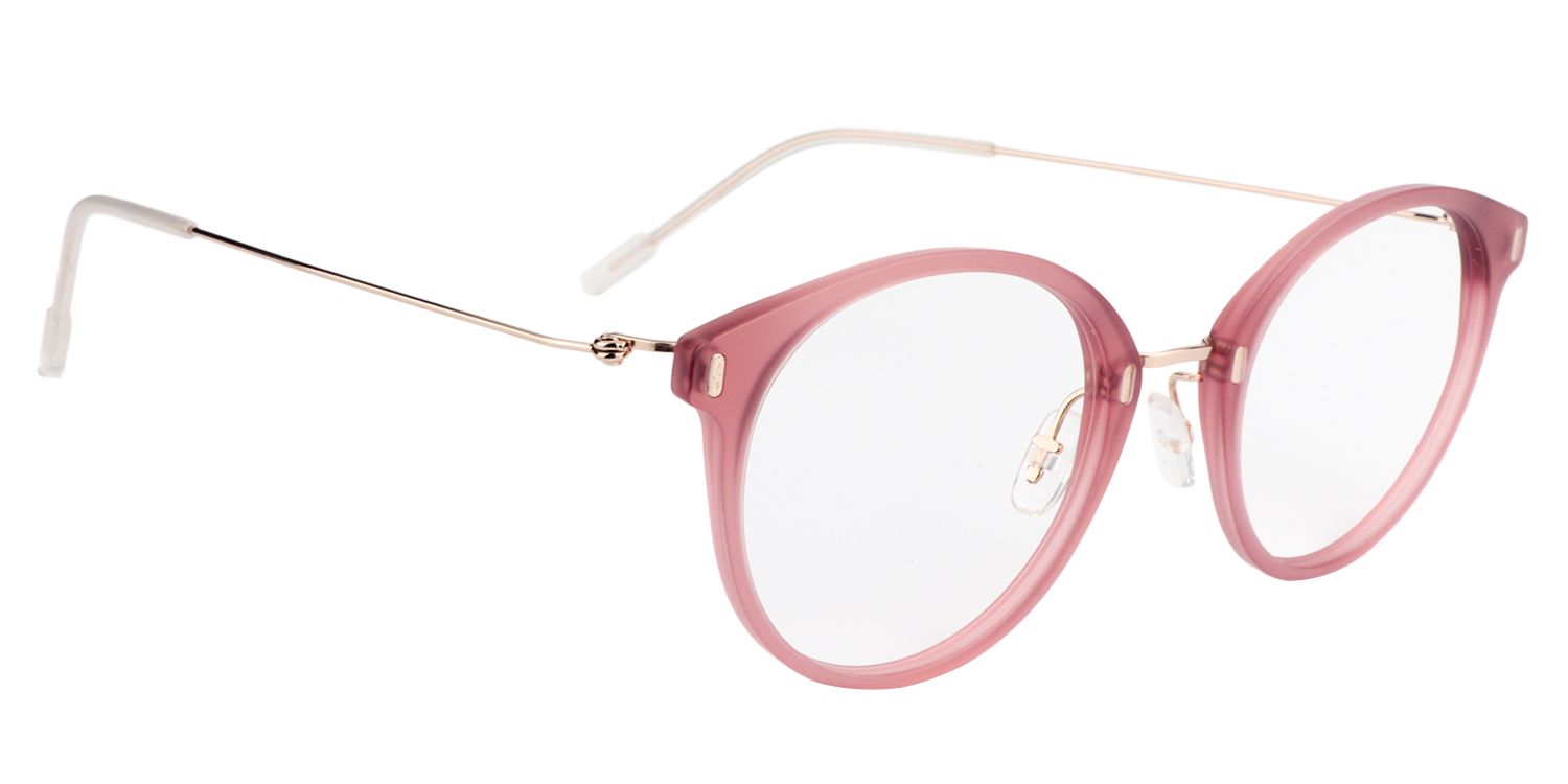 Round Pink Glasses | Zeelool Glasses2