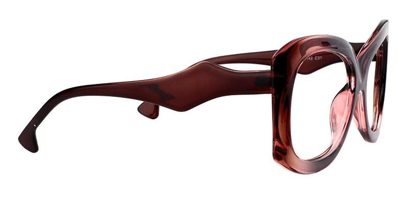Butterfly Brown Glasses | Zeelool Eyeglasses Online4