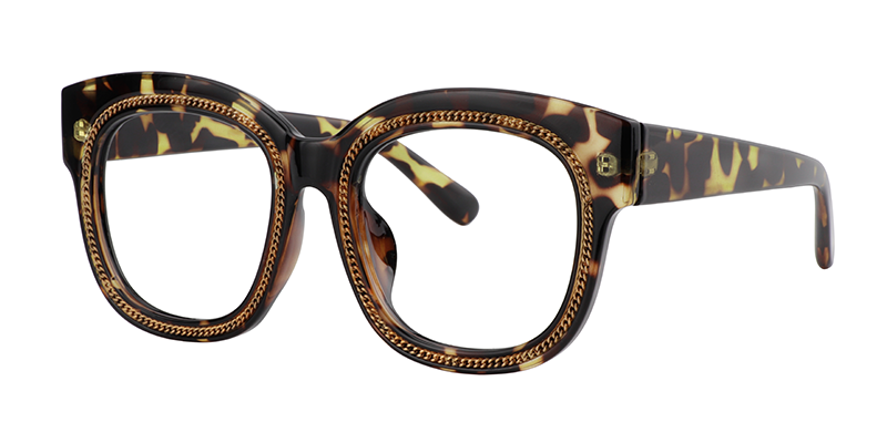 Square Tortoise-Gold Glasses | Zeelool Eyeglasses Online2