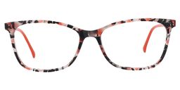 Abigail Acetate Orange Glasses0