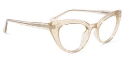 Evans Cateye Beige Glasses2