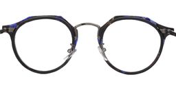  Fleur Geometric Blue Floral Glasses2