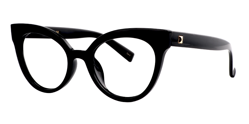 Cateye Black Glasses | Zeelool Optical2