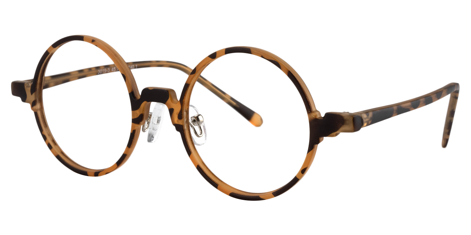 Round Yellow Tortoise Glasses | Zeelool Glasses3