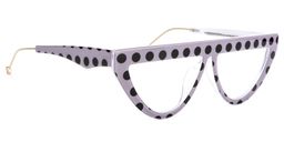 Gyllenhaal Cateye Purple Glasses2