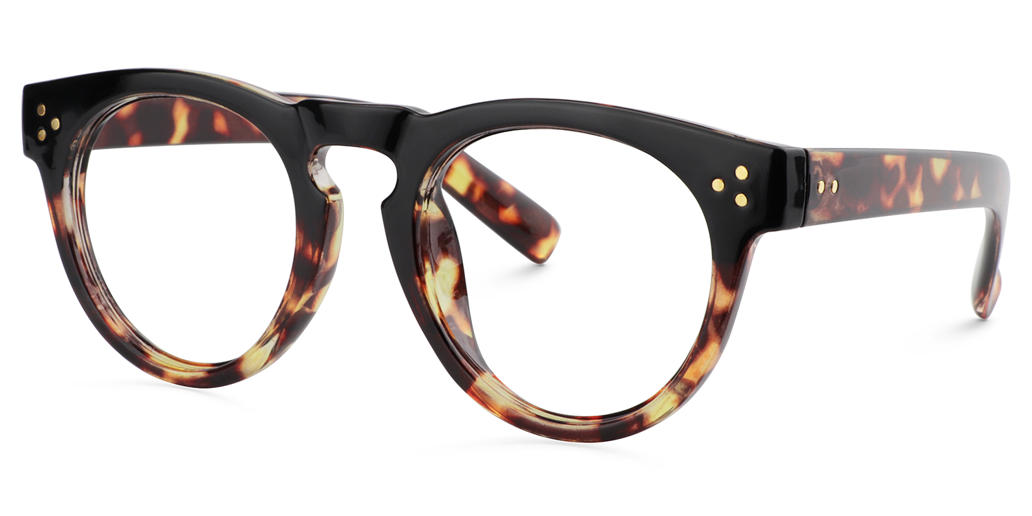 Round Tortoise Glasses | Zeelool Eyeglasses Online3
