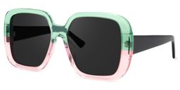 Nikolas Square Green Sunglasses1