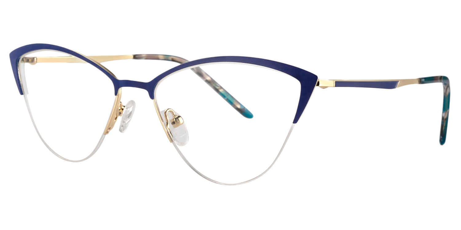Cat Eye Blue Glasses | Zeelool Glasses2