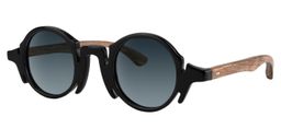 Charlie Round Black Sunglasses1