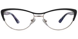 Tracy Cat Eye Black Glasses0