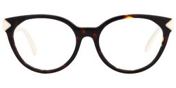 Vivian Cat Eye Tortoise Glasses0