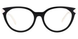 Vivian Cat Eye Black Glasses0