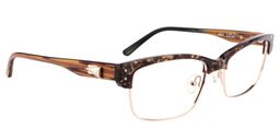 Berton Browline Brown Glasses2